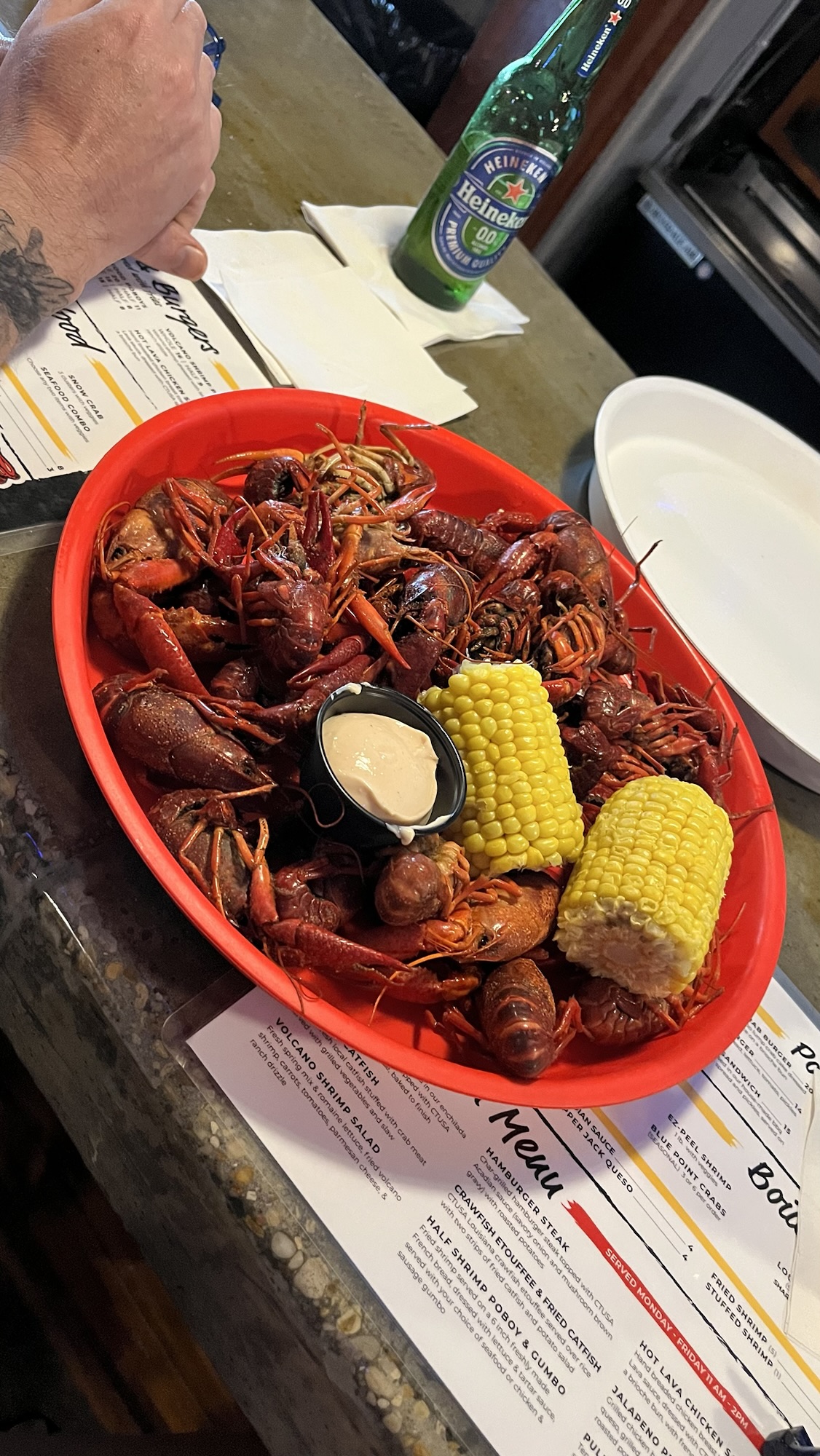 Day 7 – Love Bugs, Grammy gigs and Crawfish baptism